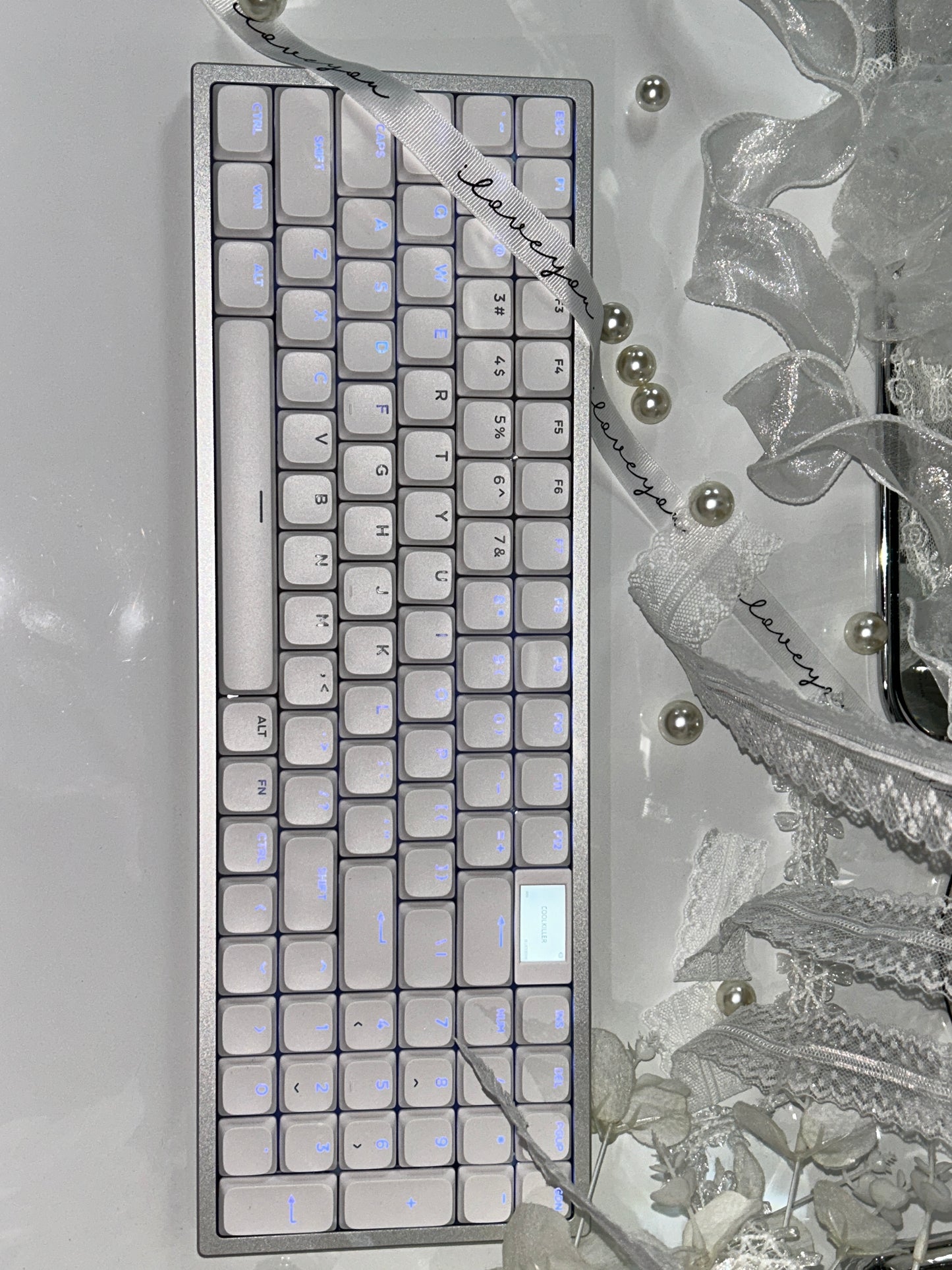 Unboxing Sample For Sales ONLY 1 Instock CK100 tri-mode low-profile mechanical wireless keyboard