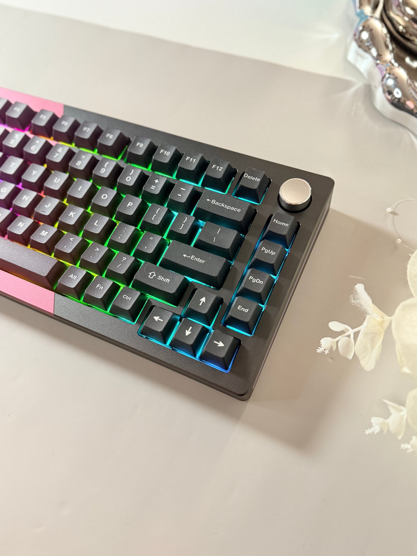 Unboxing For SALEs LOOP75 Aluminum Mechanical Keyboard KiiBOOM Matcha Latte Switches