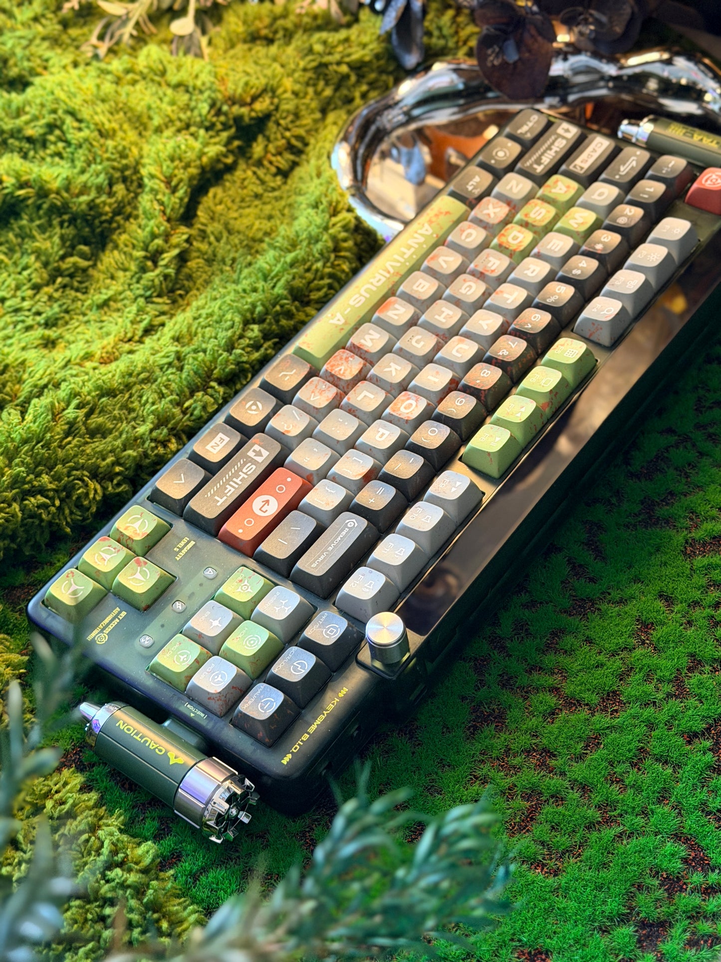 Unboxing Sample For Sale ONLY 1 Instock Keysme Lunar 01 Green Mechanical Keyboard- Ghost Ship