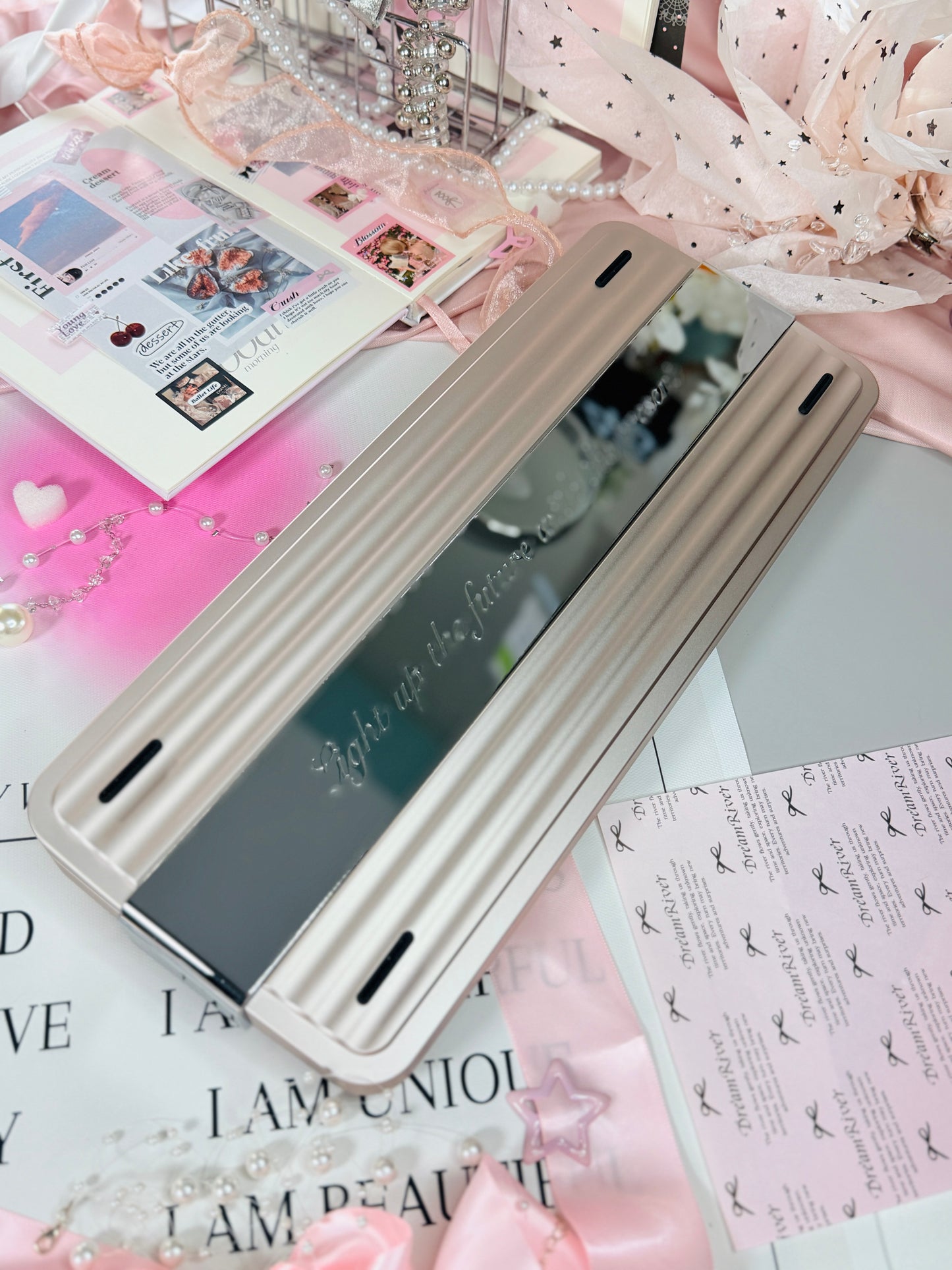 Preorder Prebuilt Aluminum Customized Mechanical Keyboard Bread75 Anodized Pink Silver Wireless Set With Soap Pad