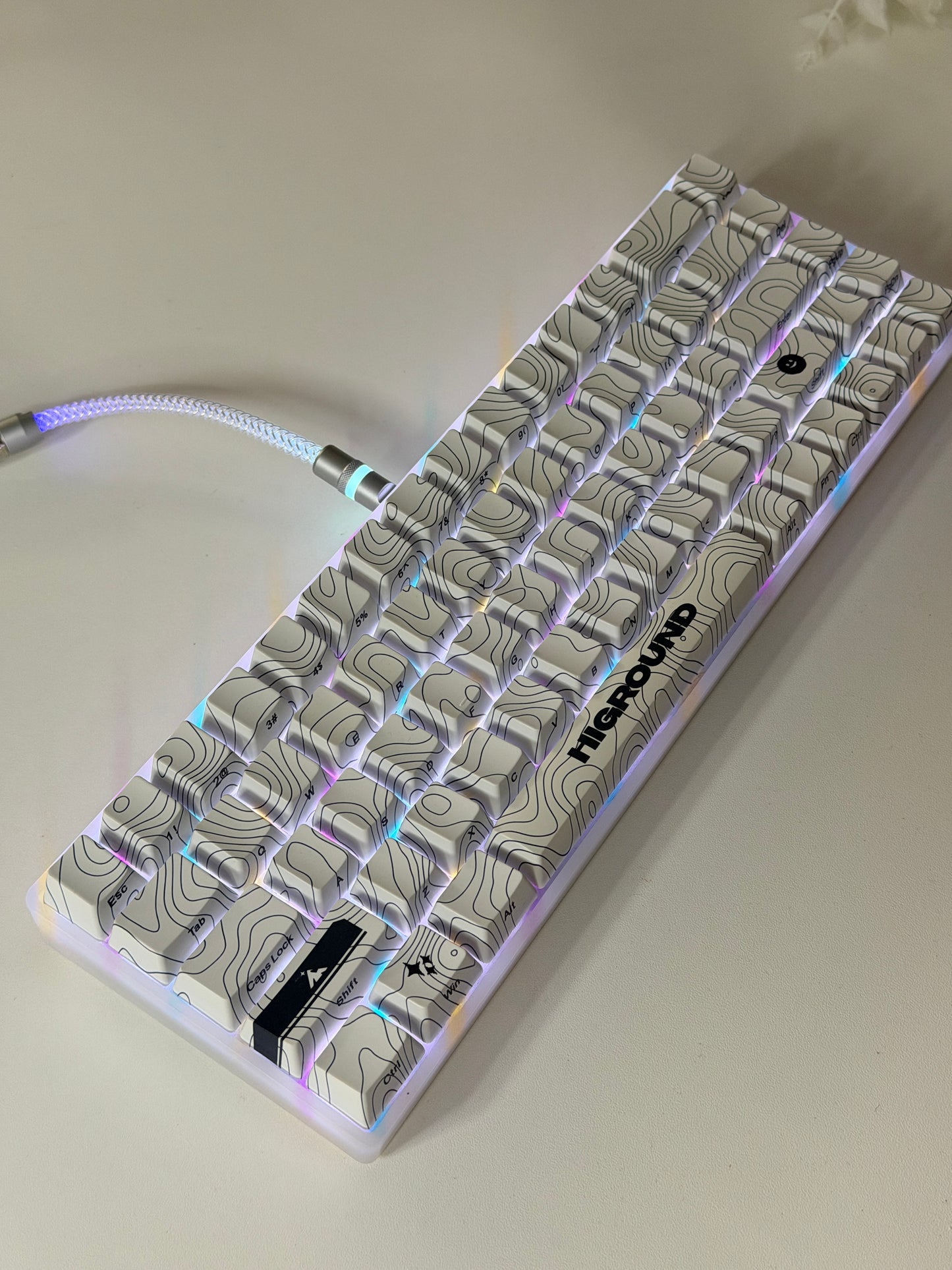 Unboxing Clearance Higround Wireless Gaming Keyboard HG68 Basecamp 65 Mechanical Keyboard SNOWSTONE