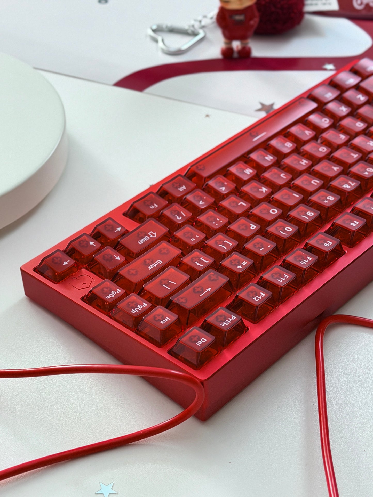 Unboxing Clearance ONLY 1 Instock IROK MG75 V2 HE Anodized Red GAMING Keyboard