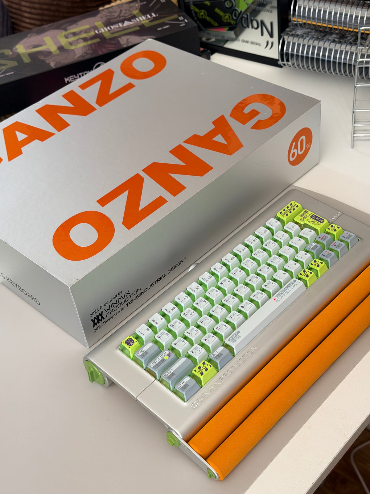 ONLY 1 Instock Prebuilt Aluminum Custom Mechanical Keyboard Ganzo60 Set  | Wireless | Backlit