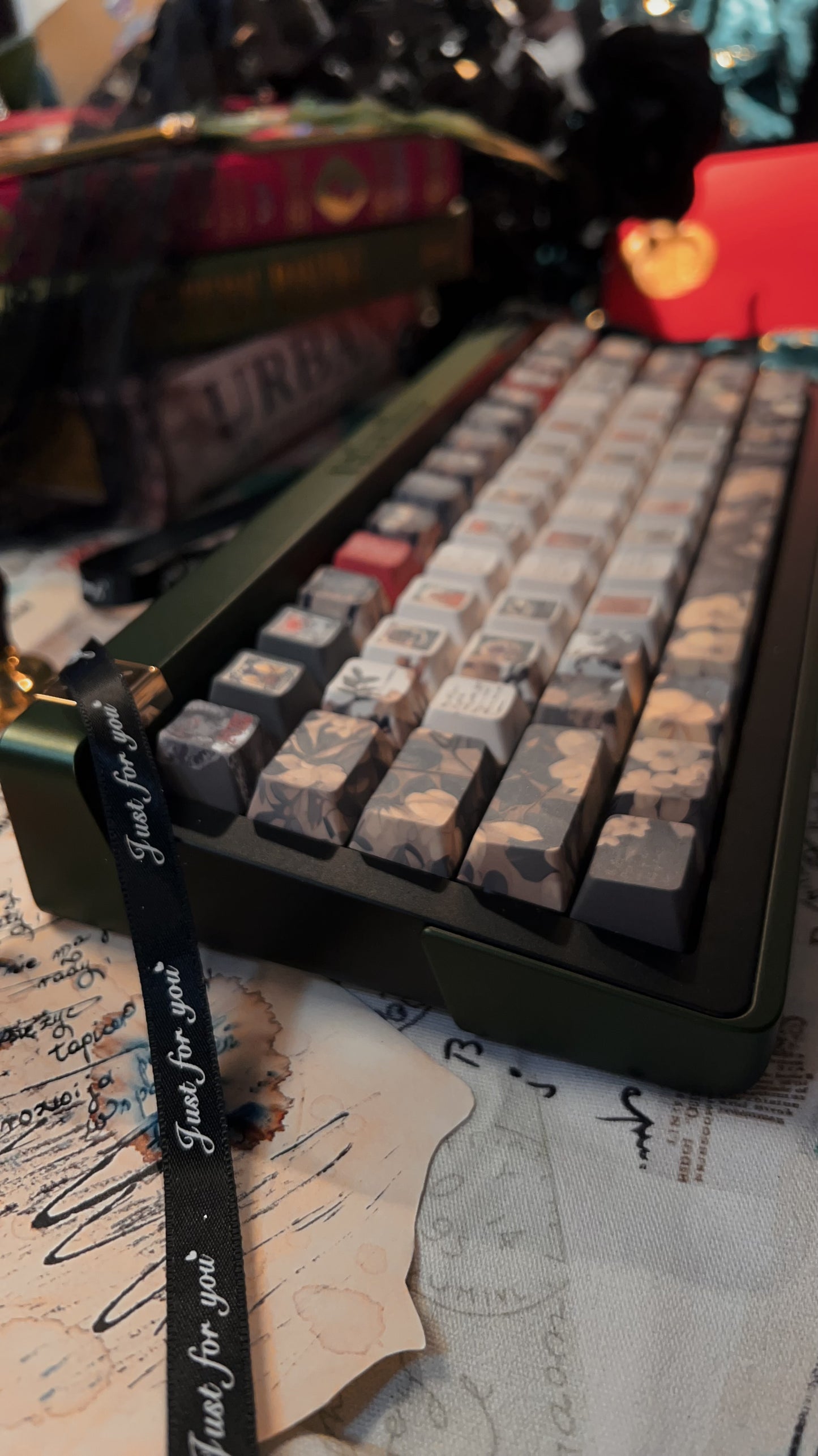 【Only 1 In-stock】Prebuilt JOJO R63 Dark Green Aluminum Customized Mechanical Keyboard