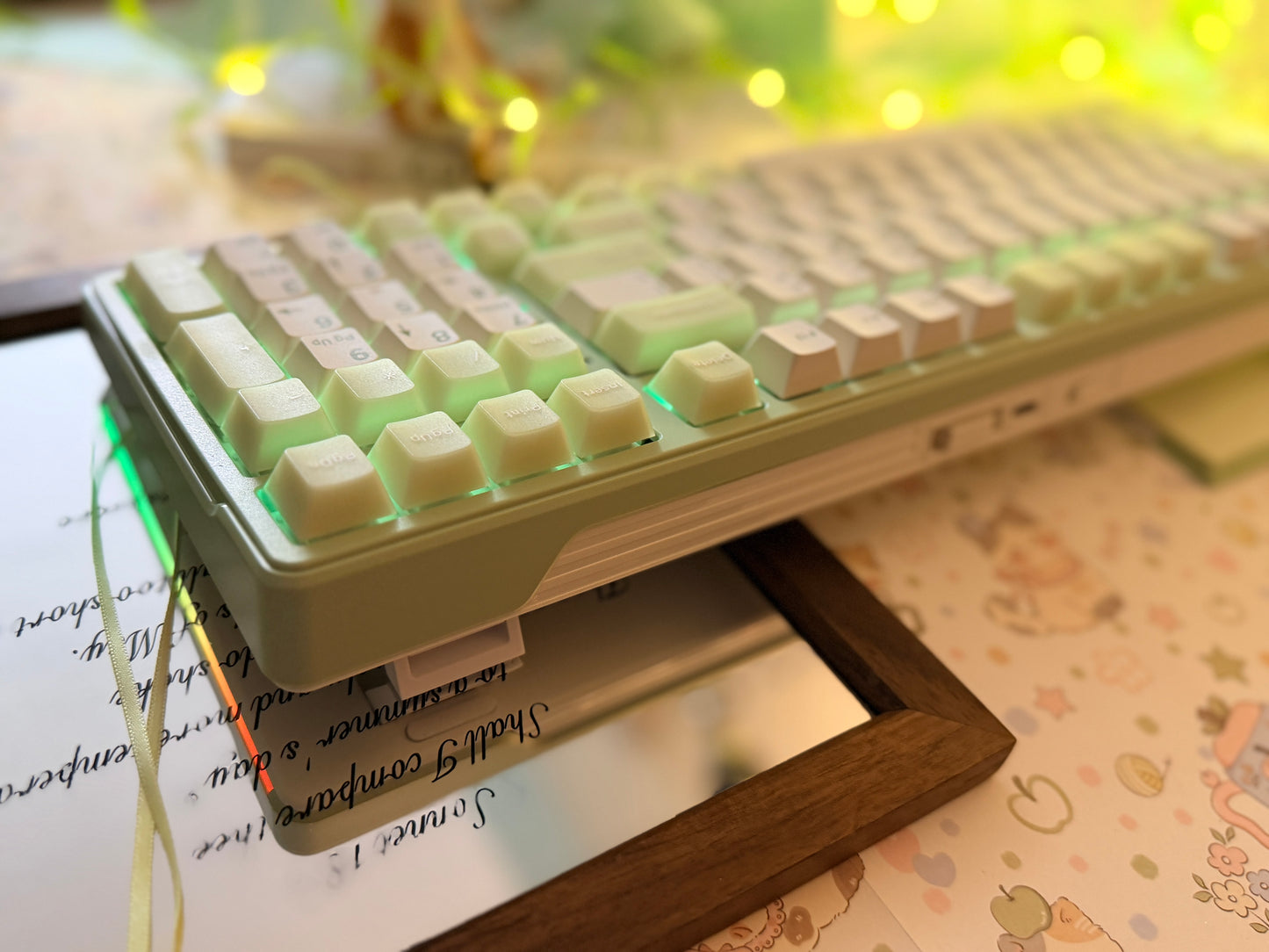 Unboxing For Sales FURYCUBE K99 pro Creamy Green Wireless Mechanical Keyboard, Gasket Hot Swappable RGB Gaming Keyboard with Numpad