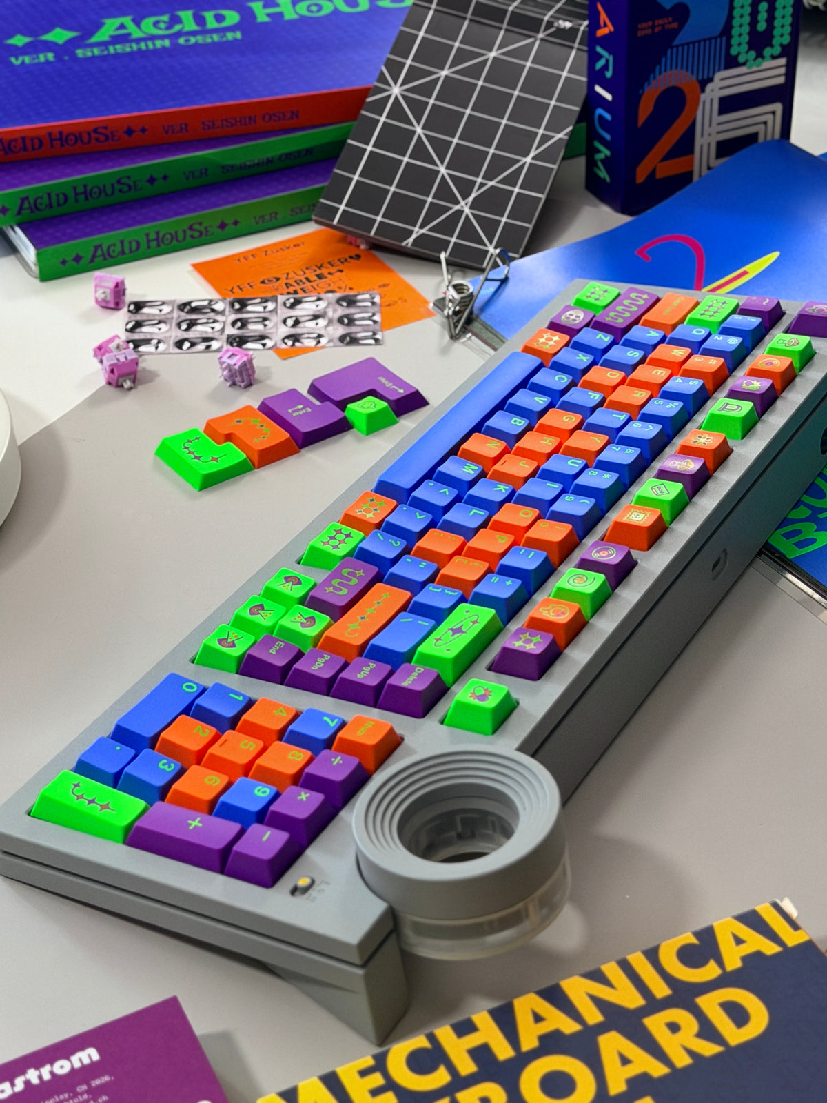 ONLY 1 Instock Dry Studio ATM98Misty Dusk Star Ring RGB Backlit Wireless Aluminum Mechanical