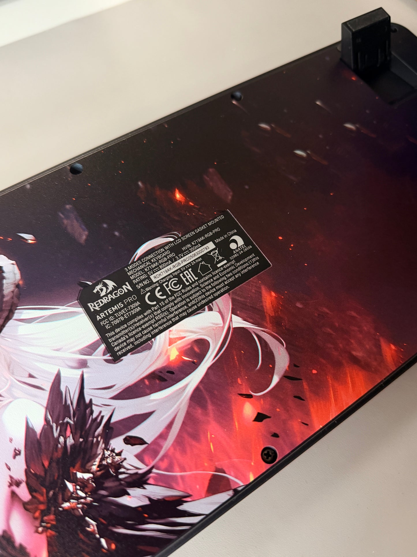 Unboxing For Sales ARTEMIS K719 PRO Anime RGB Gaming Mechanical Keyboard(not including shooting decoration)