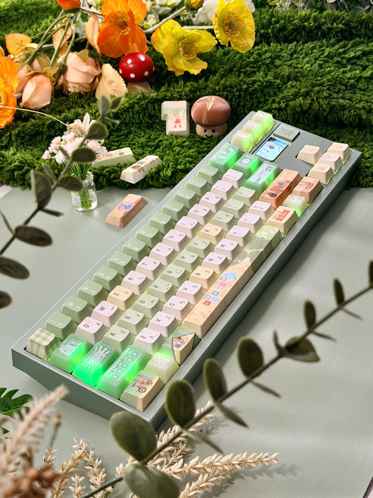 ONLY 1 Instock Prebuilt QUER Vela70 R2 Mechanical Keyboard Kit Tri Mode Wireless Keyboard Kit GASKET Hot Swap Screen Aluminum Set