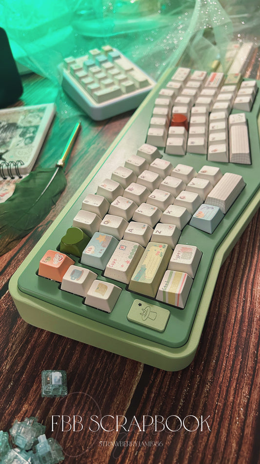 ONLY 1 Instock Prebuilt Vlice Green Aluminum Customized Mechanical Keyboard