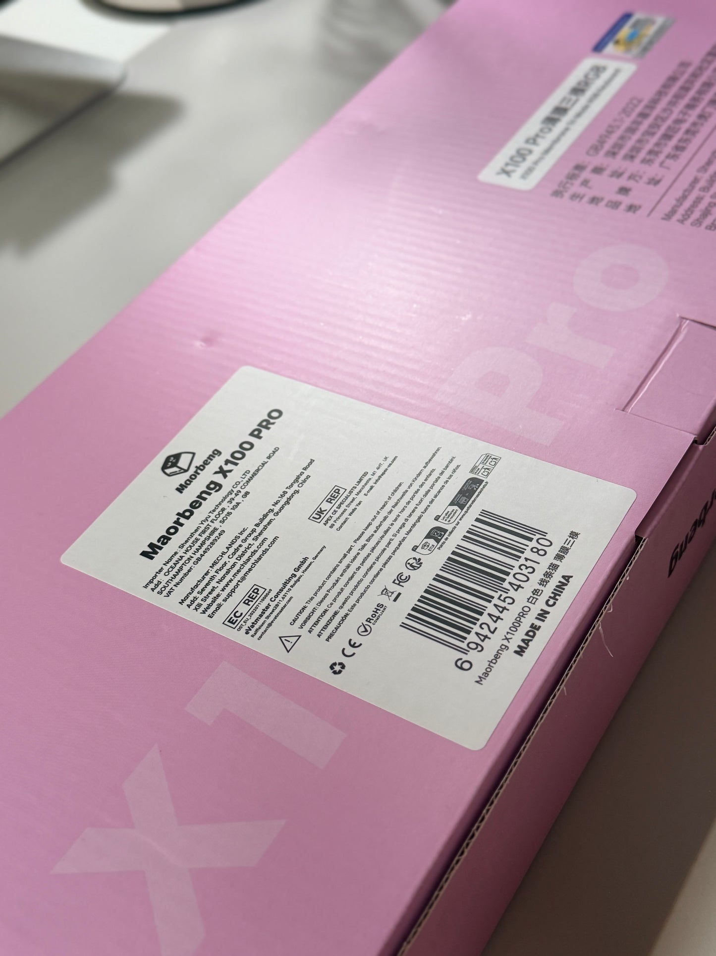 Unboxing Clearance ONLY 1 Instock MechLands X Maorbeng X100 PRO Membrane Keyboard with Number Pad RGB Backlits Wireless
