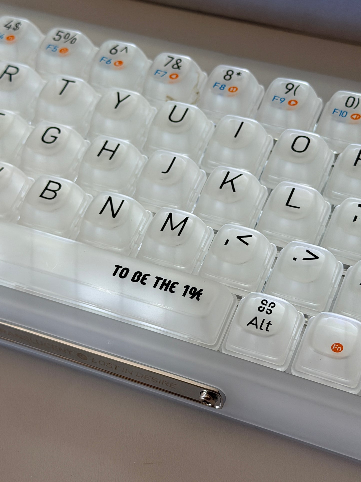 Unboxing Clearance ONLY 1 Instock LOFREE 1% Misty White Foggy Matte Wireless Mechanical Keyboard