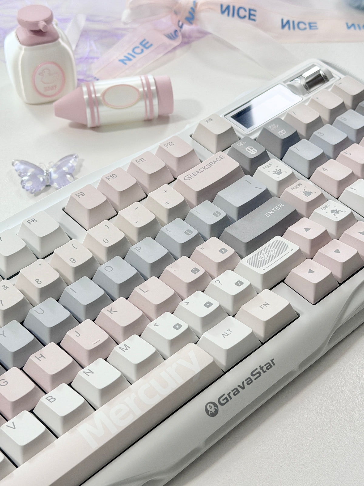 Unboxing Clearance ONLY 1 Instock Mercury K98 - Pastel Whisper | Silent Switch