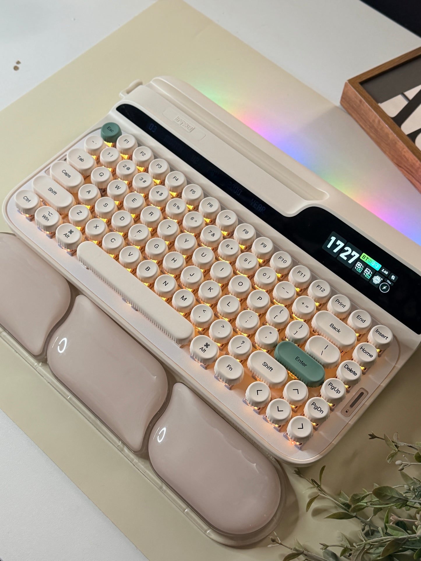 Unboxing Clearance ONLY 1 Instock EPOMAKER Glyph75 Typewriter Mechanical Keyboard