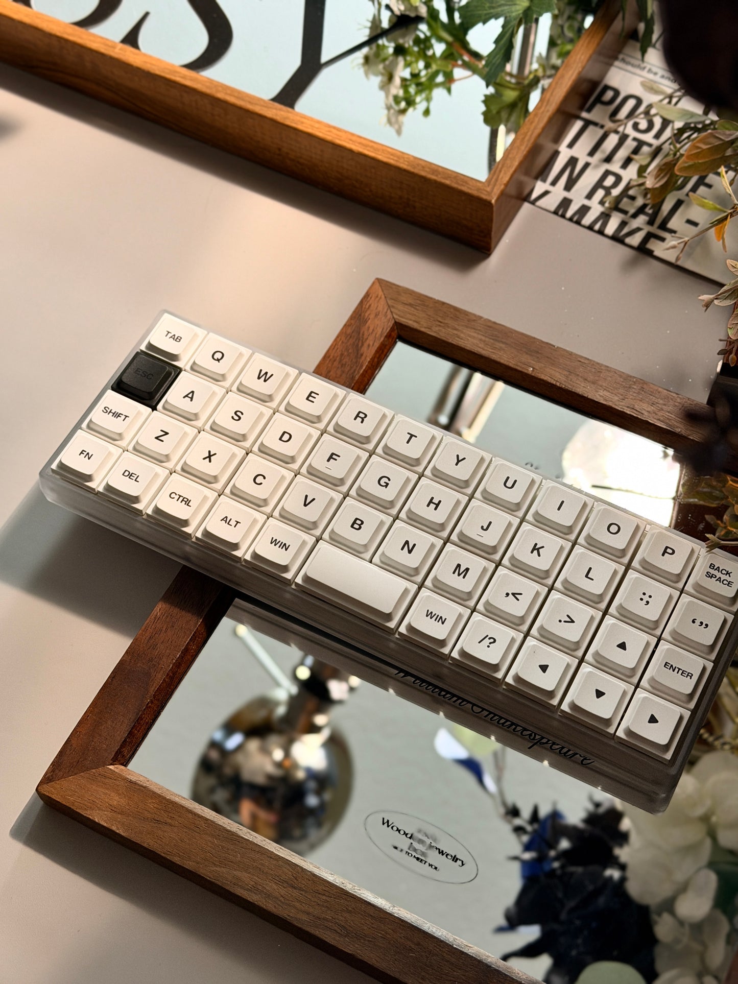 Unboxing Clearance ONLY 1 Instock Chosfox Geonix Rev.2.5 Mini 40% Low-Profile Mechanical Keyboard