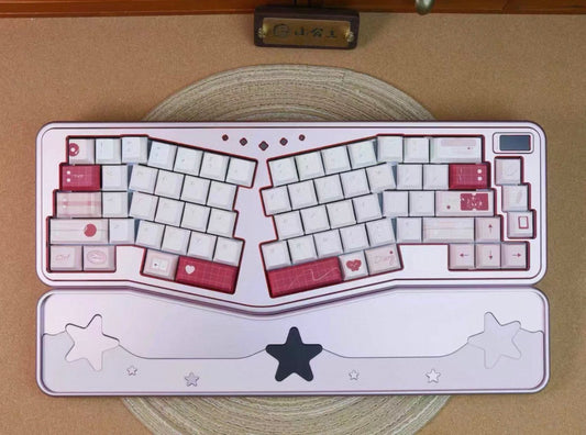 Preorder Prebuilt Aluminum Customized Mechanical Keyboard Staralice Set （including switch Keycaps and wristrest）