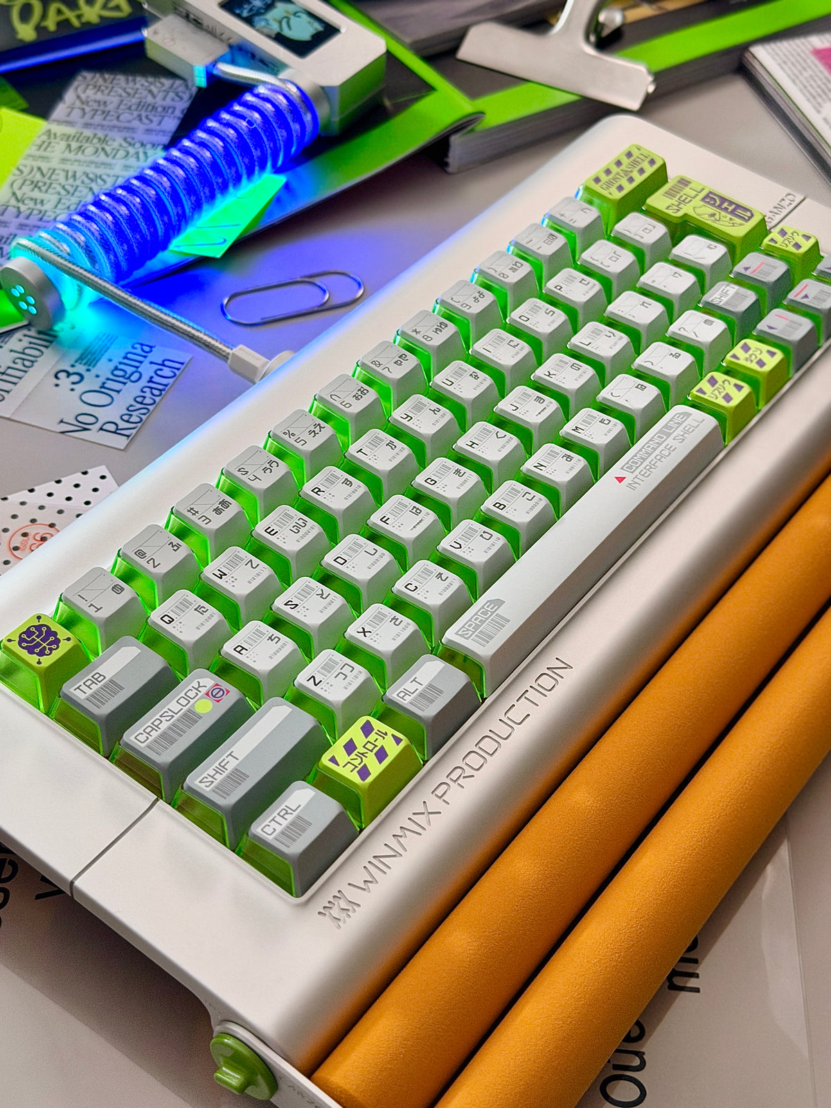 ONLY 1 Instock Prebuilt Aluminum Custom Mechanical Keyboard Ganzo60 Set  | Wireless | Backlit