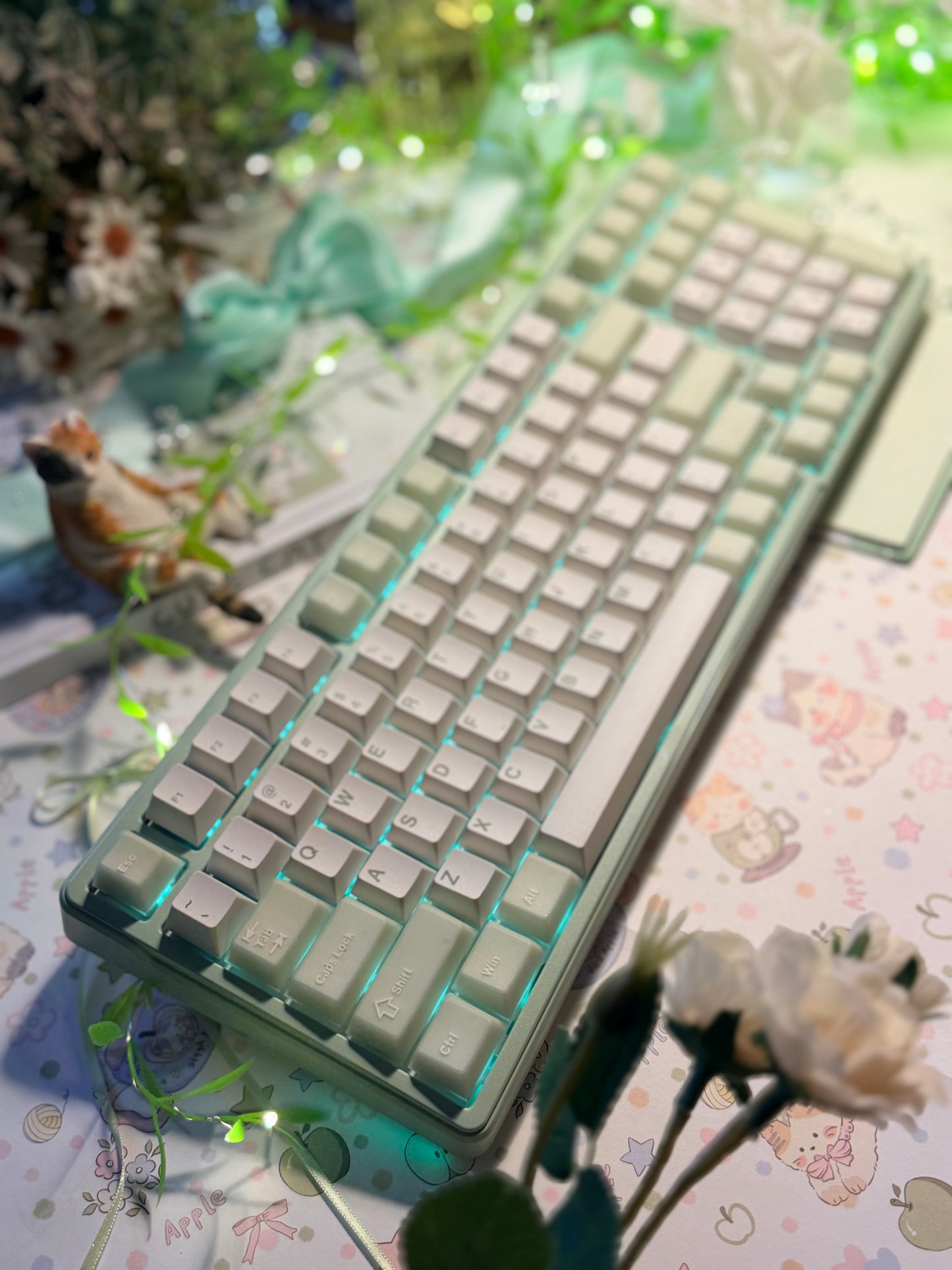 Unboxing For Sales FURYCUBE K99 pro Creamy Green Wireless Mechanical Keyboard, Gasket Hot Swappable RGB Gaming Keyboard with Numpad