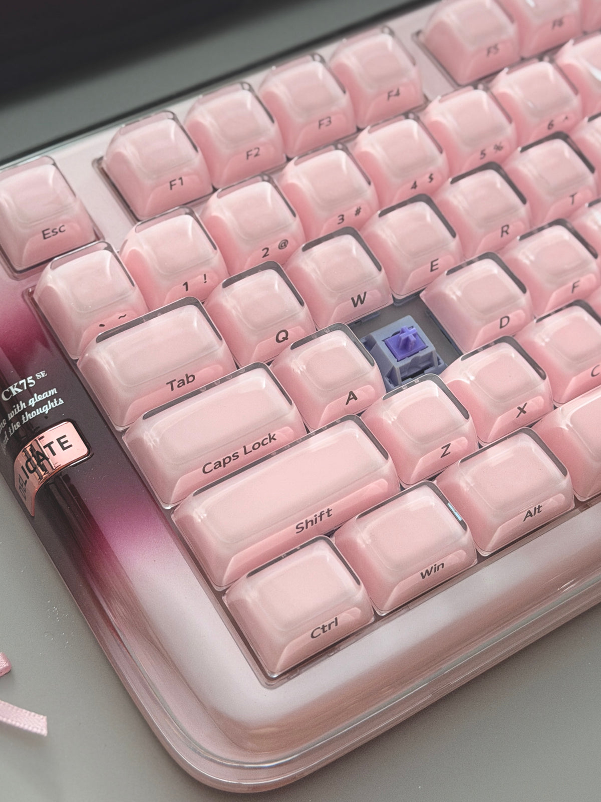 Unboxing Clearance ONLY 1 Instock XVX x CoolKiller CK75 SE Wireless Mechanical Keyboard Pink