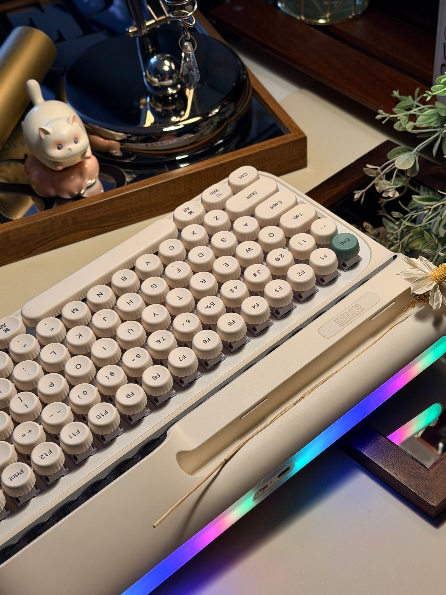 Unboxing Clearance ONLY 1 Instock EPOMAKER Glyph75 Typewriter Mechanical Keyboard