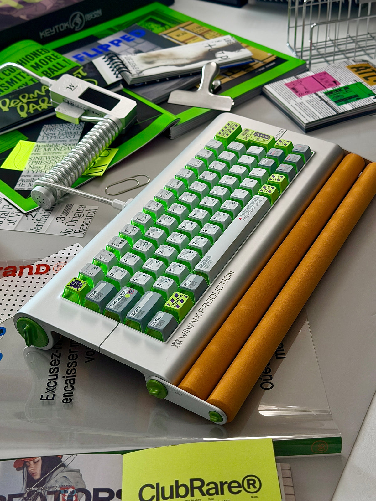 ONLY 1 Instock Prebuilt Aluminum Custom Mechanical Keyboard Ganzo60 Set  | Wireless | Backlit