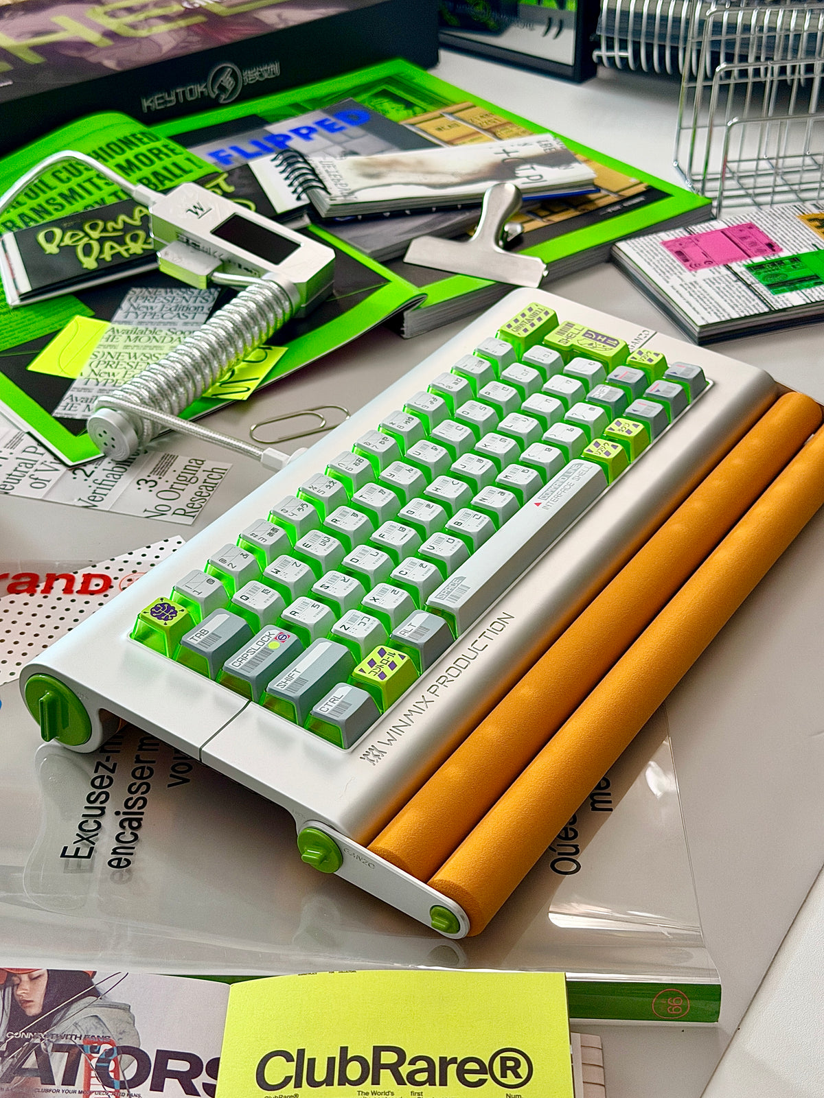 ONLY 1 Instock Prebuilt Aluminum Custom Mechanical Keyboard Ganzo60 Set  | Wireless | Backlit