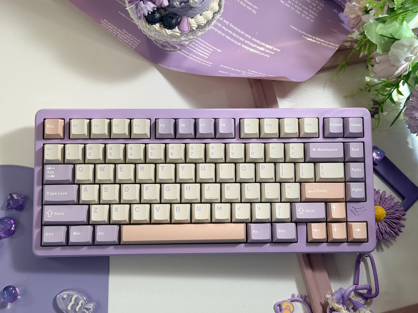 Unboxing Clearance INKY 75 Aluminum RGB Creamy Thocky Purple Wireless Custom Mechanical Keyboard