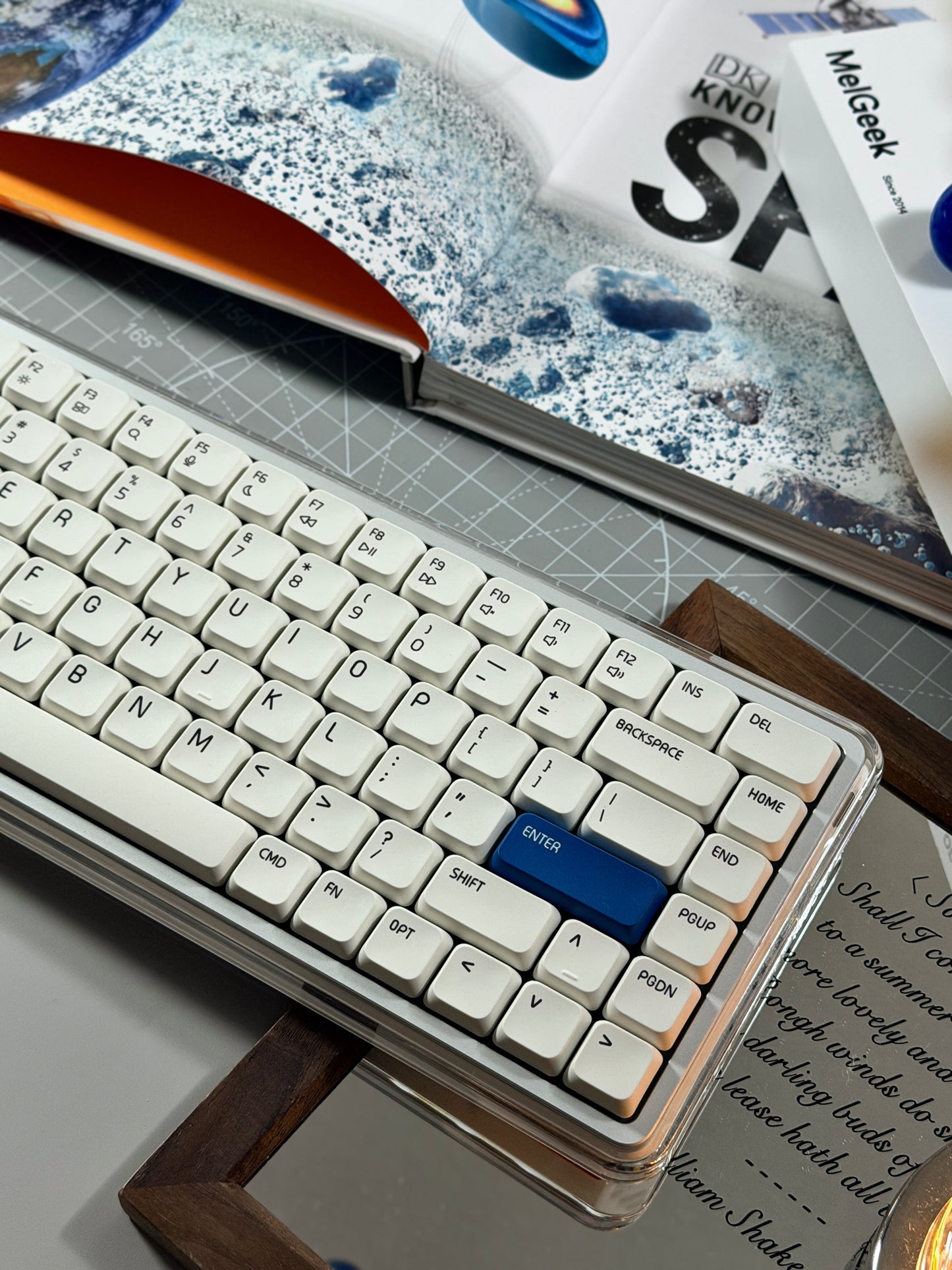 Unboxing Clearance ONLY 1 Instock MelGeek O2 Quiet Wireless Keyboard Low-Profile