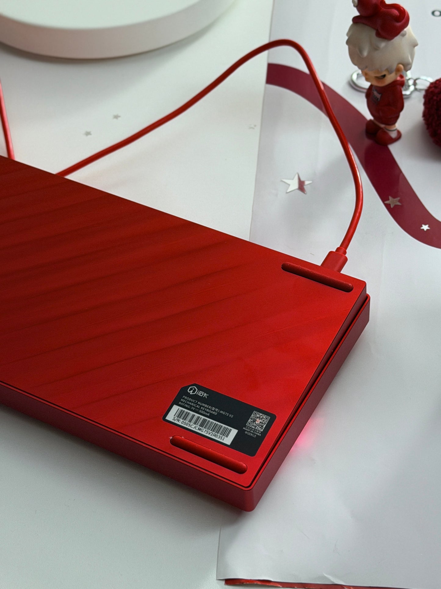 Unboxing Clearance ONLY 1 Instock IROK MG75 V2 HE Anodized Red GAMING Keyboard