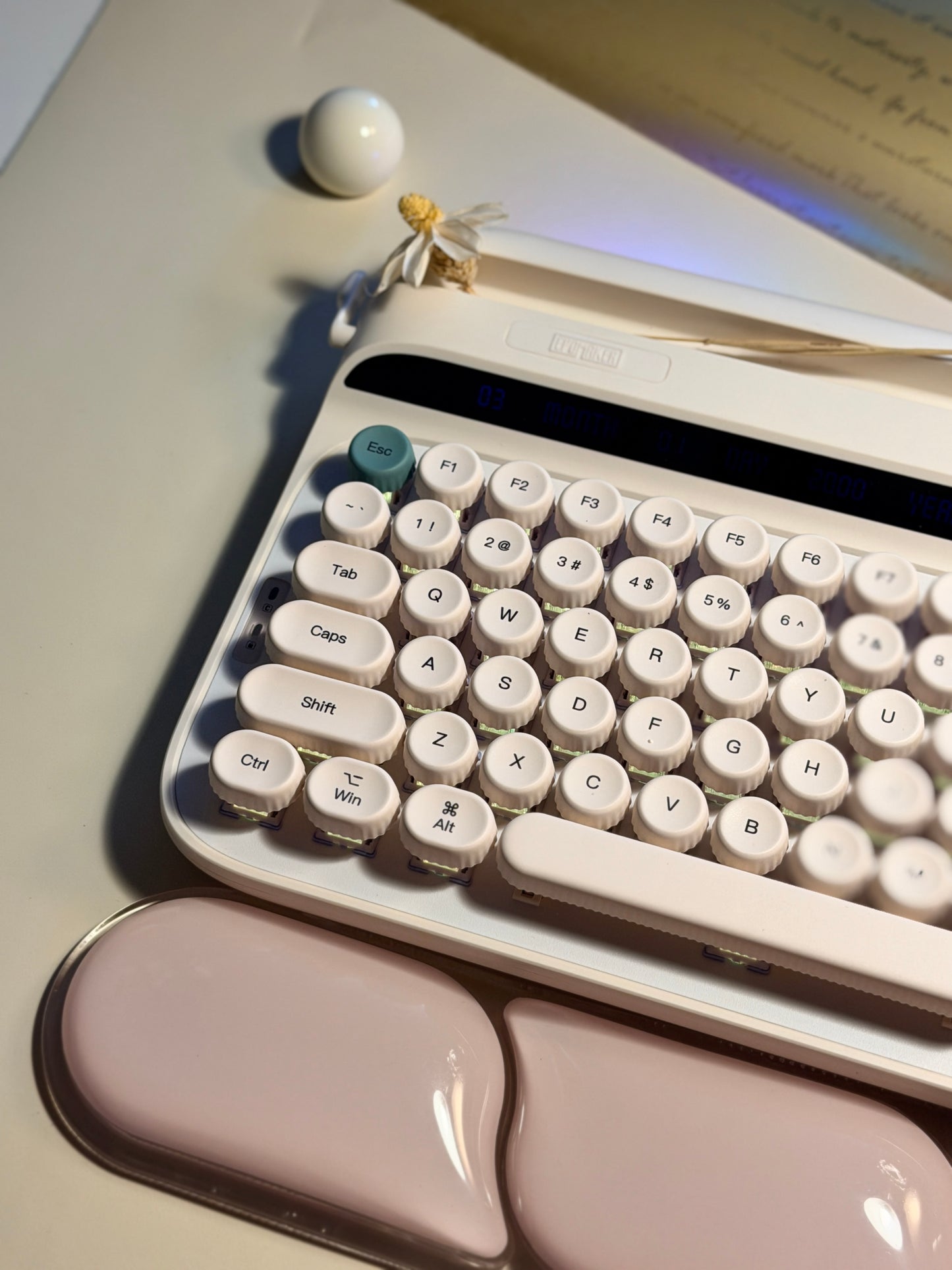Unboxing Clearance ONLY 1 Instock EPOMAKER Glyph75 Typewriter Mechanical Keyboard
