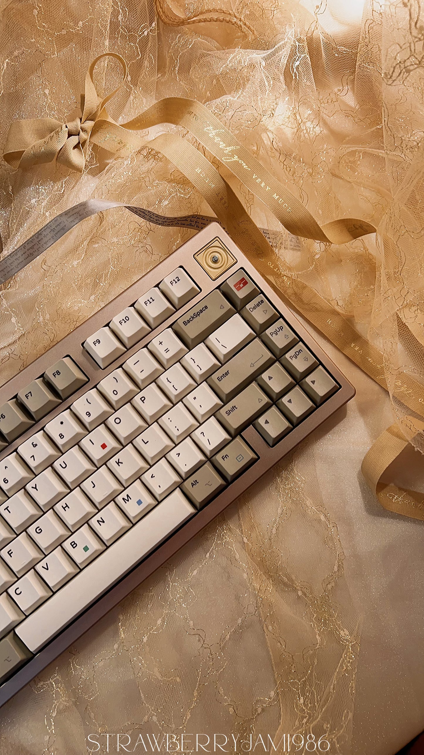 【Only 1 In-stock】Prebuilt NEO75 CU Grey Gold tri_mode Aluminum Customized Mechanical Keyboard set