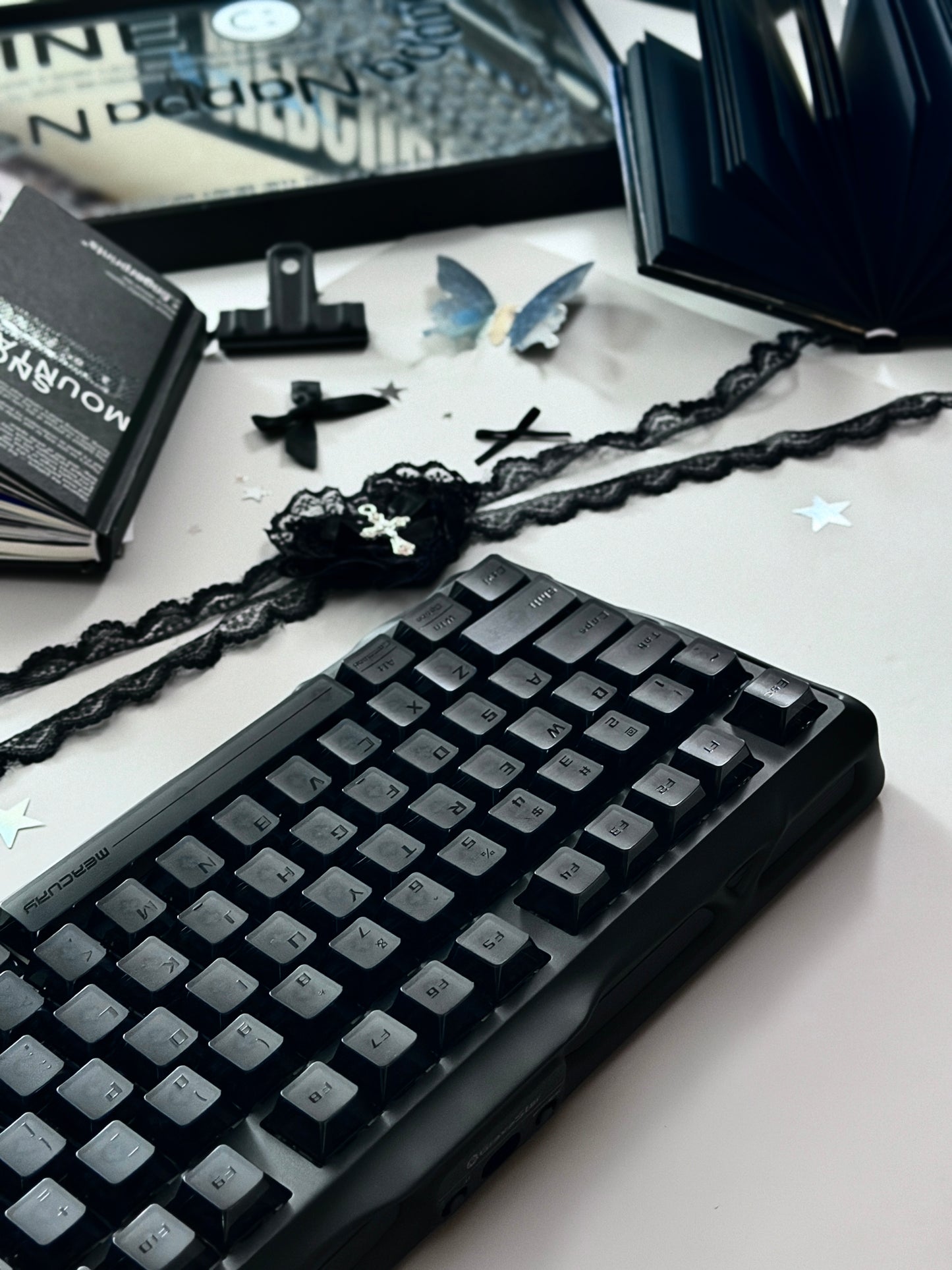 ONLY 1 Unboxing For Clearance Mercury K1 - Stealth Black Aluminum Mechanical Keyboard