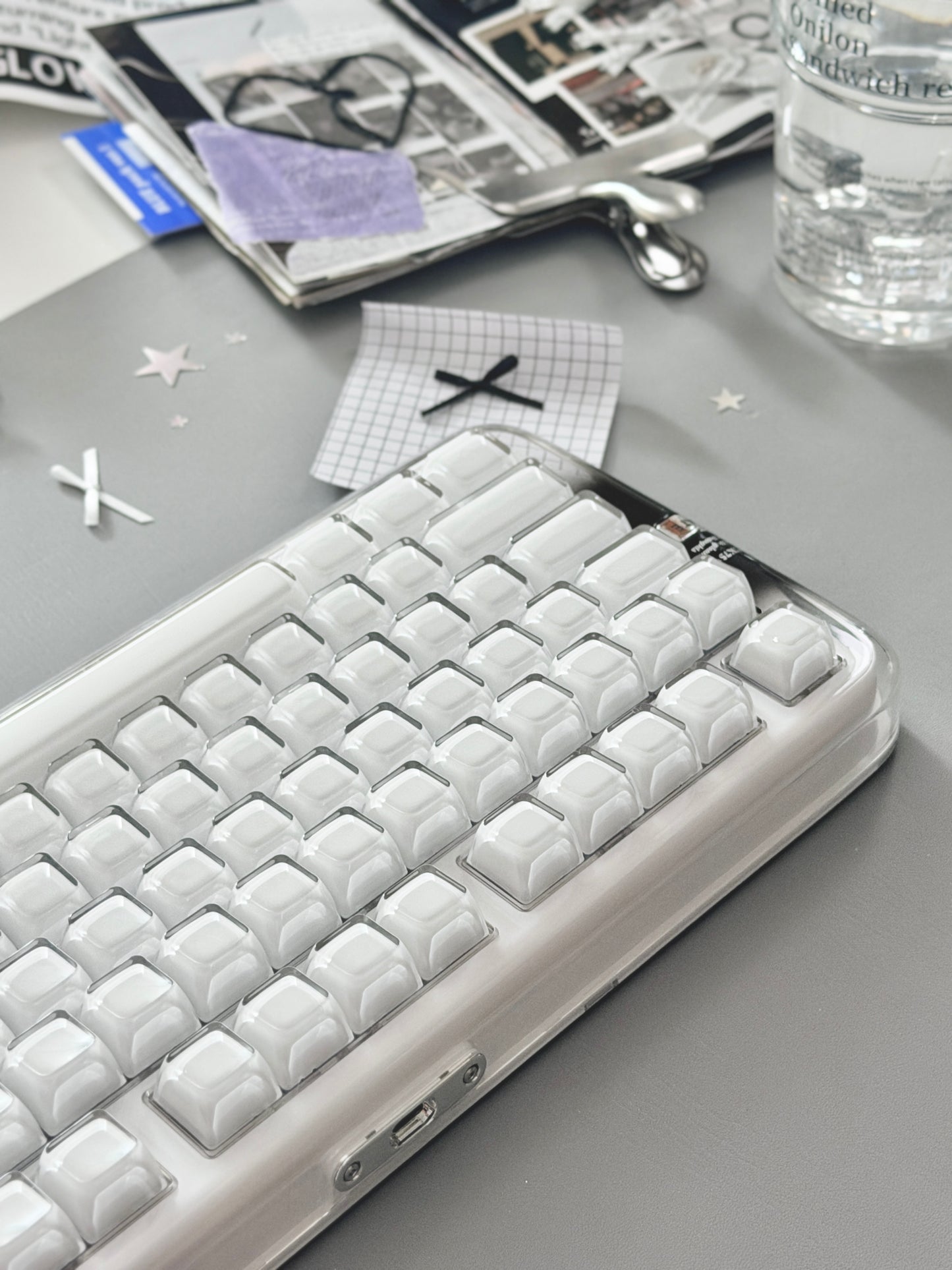 Unboxing Clearance ONLY 1 Instock XVX x CoolKiller CK75 SE Wireless Mechanical Keyboard Smokey White