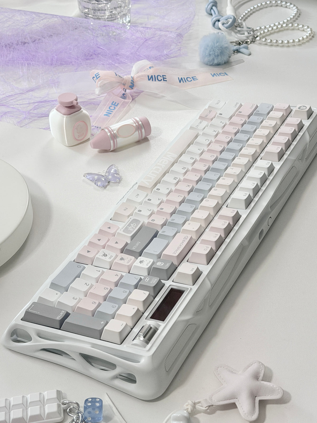 Unboxing Clearance ONLY 1 Instock Mercury K98 - Pastel Whisper | Silent Switch