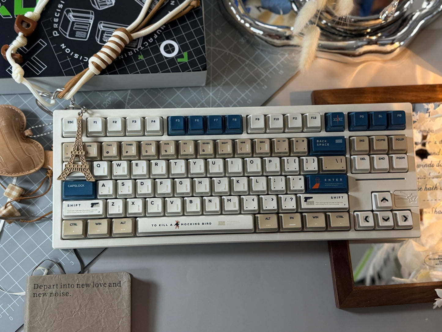 Unboxing For Sales EPOMAKER x Feker Galaxy80 Wireless Mechanical Keyboard➕0248 custom Keycap full set