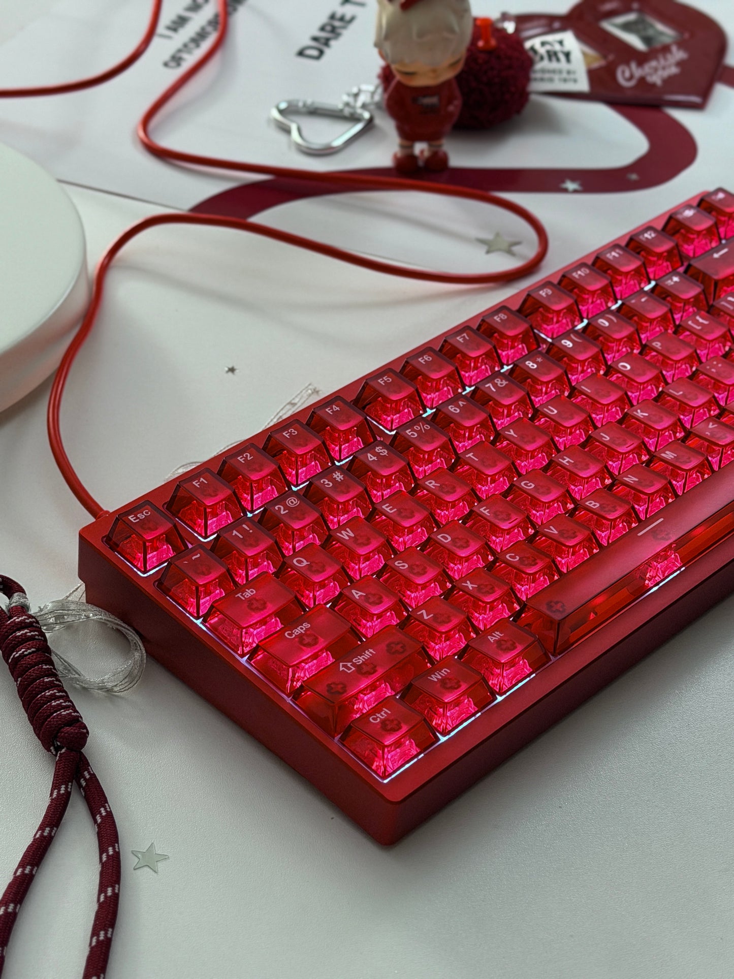 Unboxing Clearance ONLY 1 Instock IROK MG75 V2 HE Anodized Red GAMING Keyboard