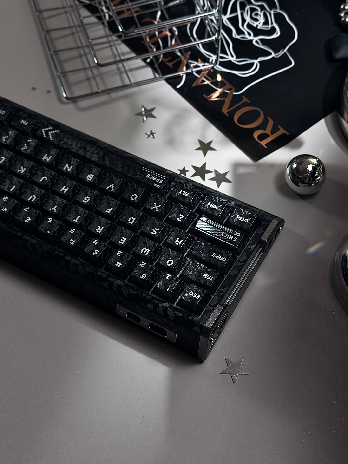 Unboxing Clearance ONLY 1 Instock ATTACK SHARK R68 HE Carbon Fiber Rapid Trigger Gaming Keyboard Magnetic Switch
