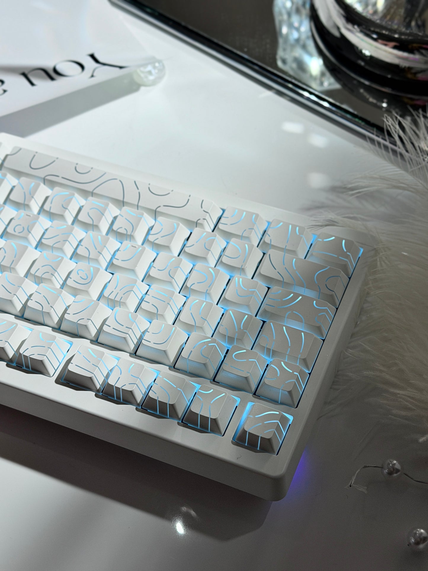 Unboxing ONLY 1 Instock ELECFOX SPECTRA75 Mechanical Gaming Keyboard Wireless RGB Backlight Dot Matrix Display