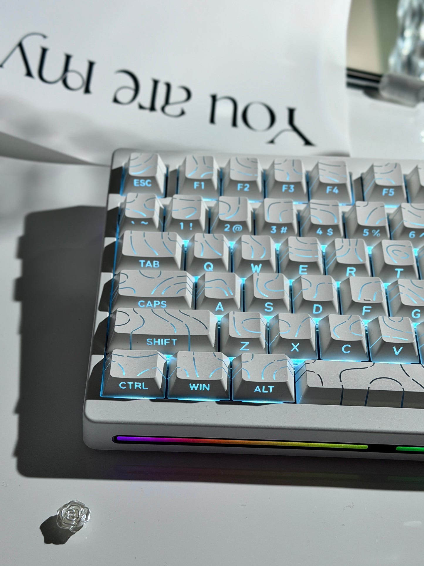Unboxing ONLY 1 Instock ELECFOX SPECTRA75 Mechanical Gaming Keyboard Wireless RGB Backlight Dot Matrix Display