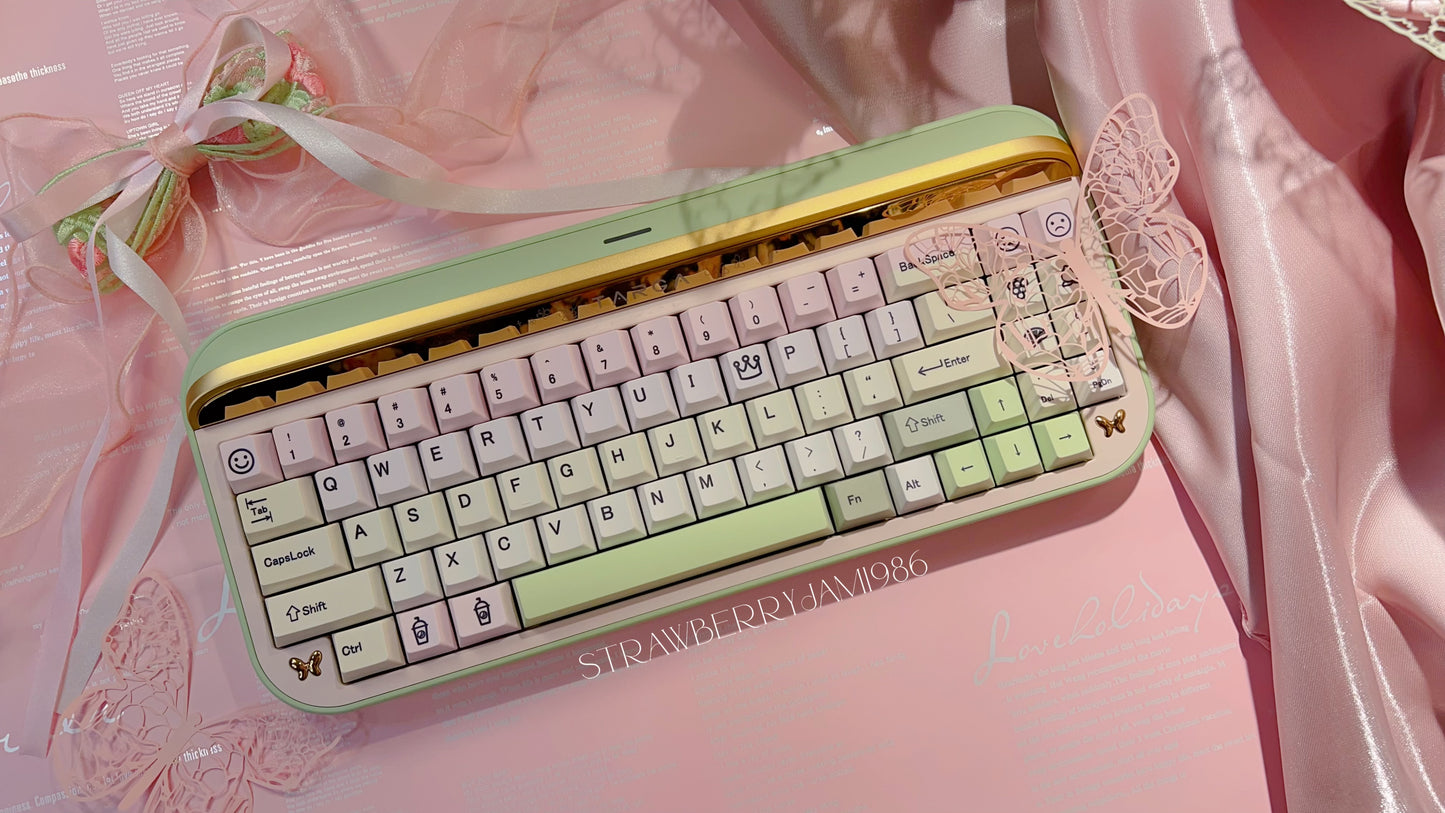 002 Peach Grape Oolong Tea Keycap Cherry Profile 139 Keys