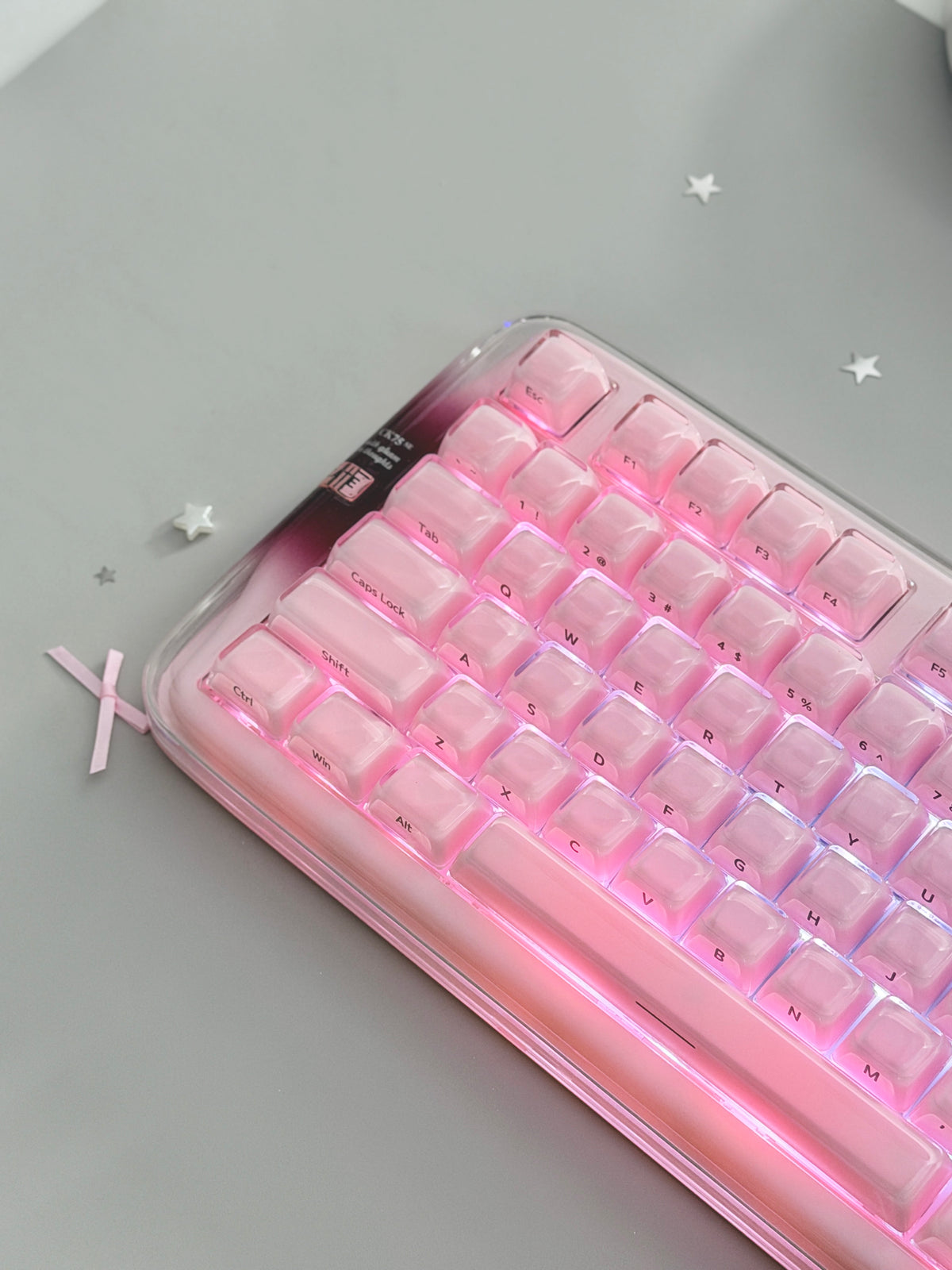 Unboxing Clearance ONLY 1 Instock XVX x CoolKiller CK75 SE Wireless Mechanical Keyboard Pink