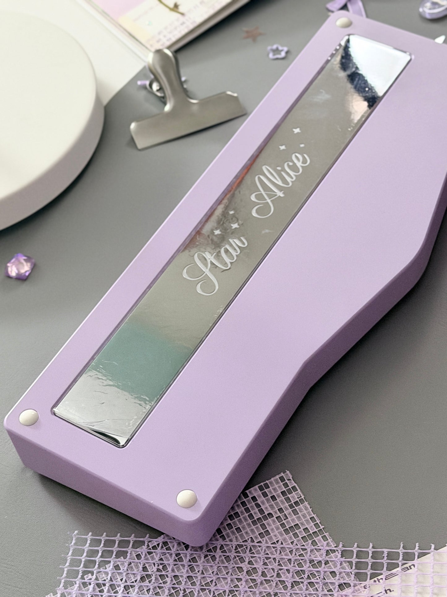 ONLY 1 instock Prebuilt StarAlice Aluminum Customized Mechanical Keyboard With Wrist rest
