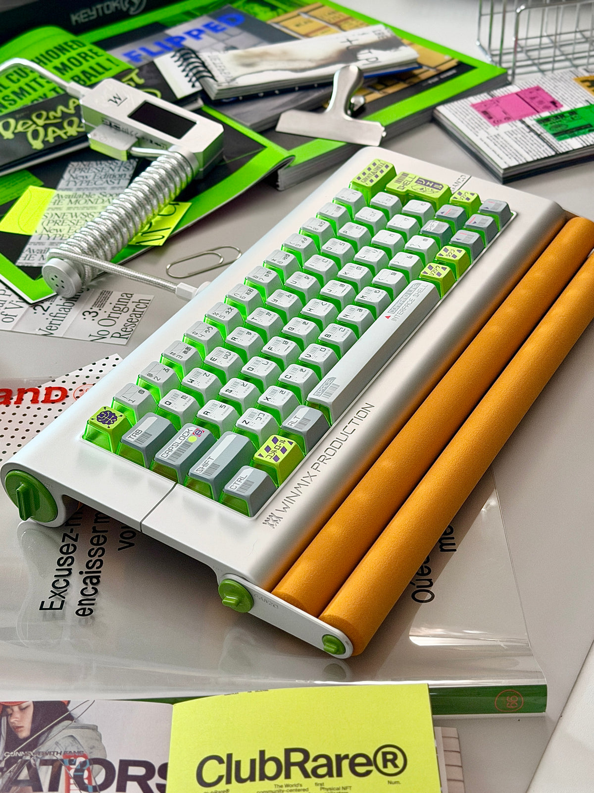 ONLY 1 Instock Prebuilt Aluminum Custom Mechanical Keyboard Ganzo60 Set  | Wireless | Backlit