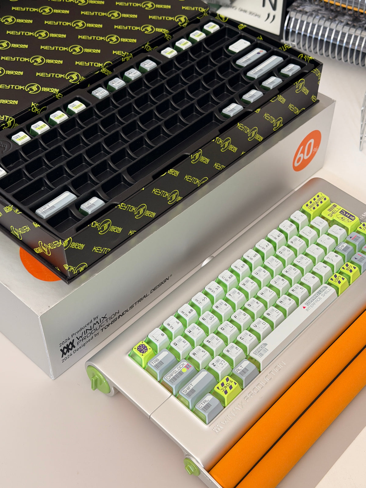 ONLY 1 Instock Prebuilt Aluminum Custom Mechanical Keyboard Ganzo60 Set  | Wireless | Backlit