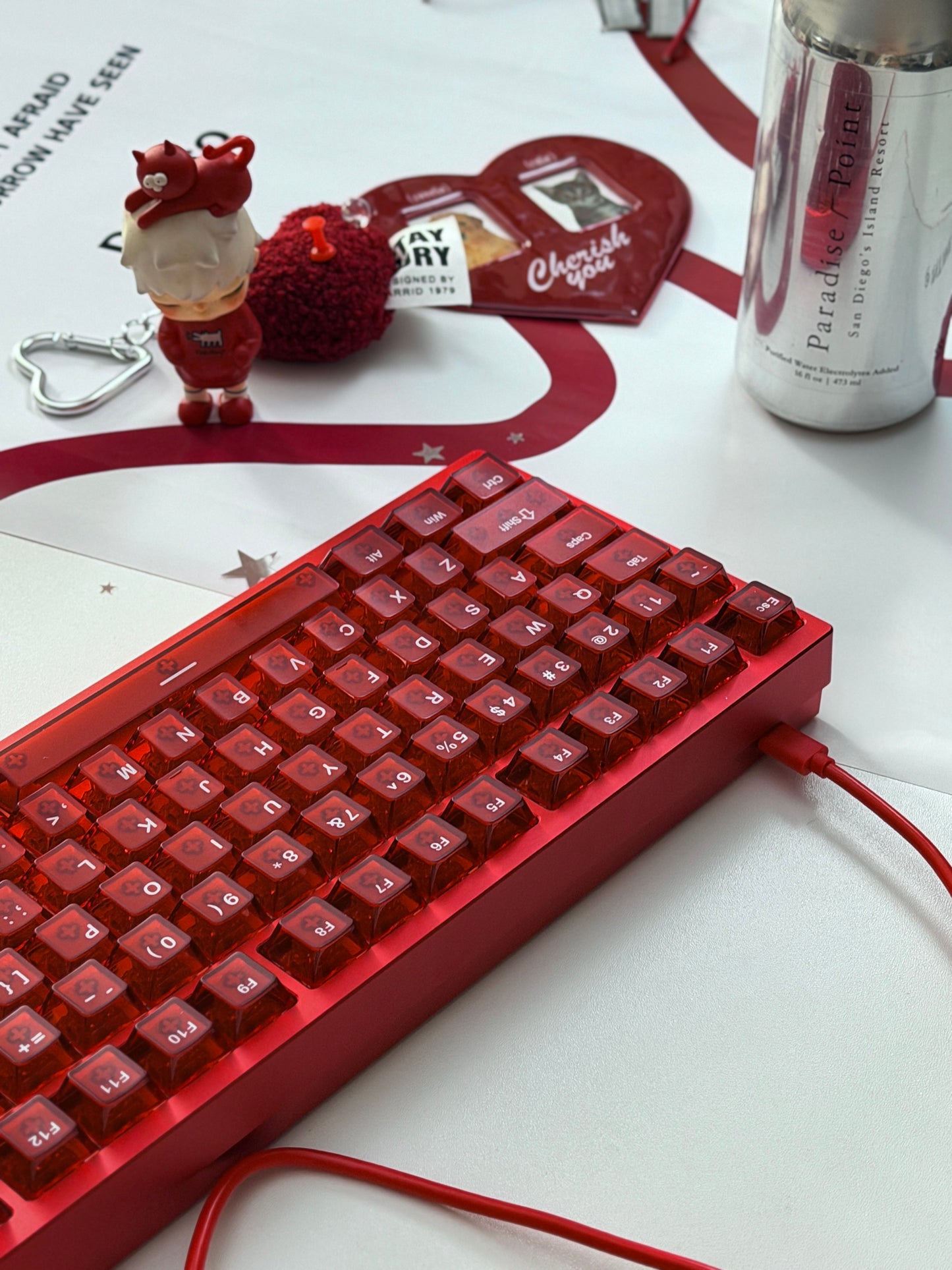 Unboxing Clearance ONLY 1 Instock IROK MG75 V2 HE Anodized Red GAMING Keyboard