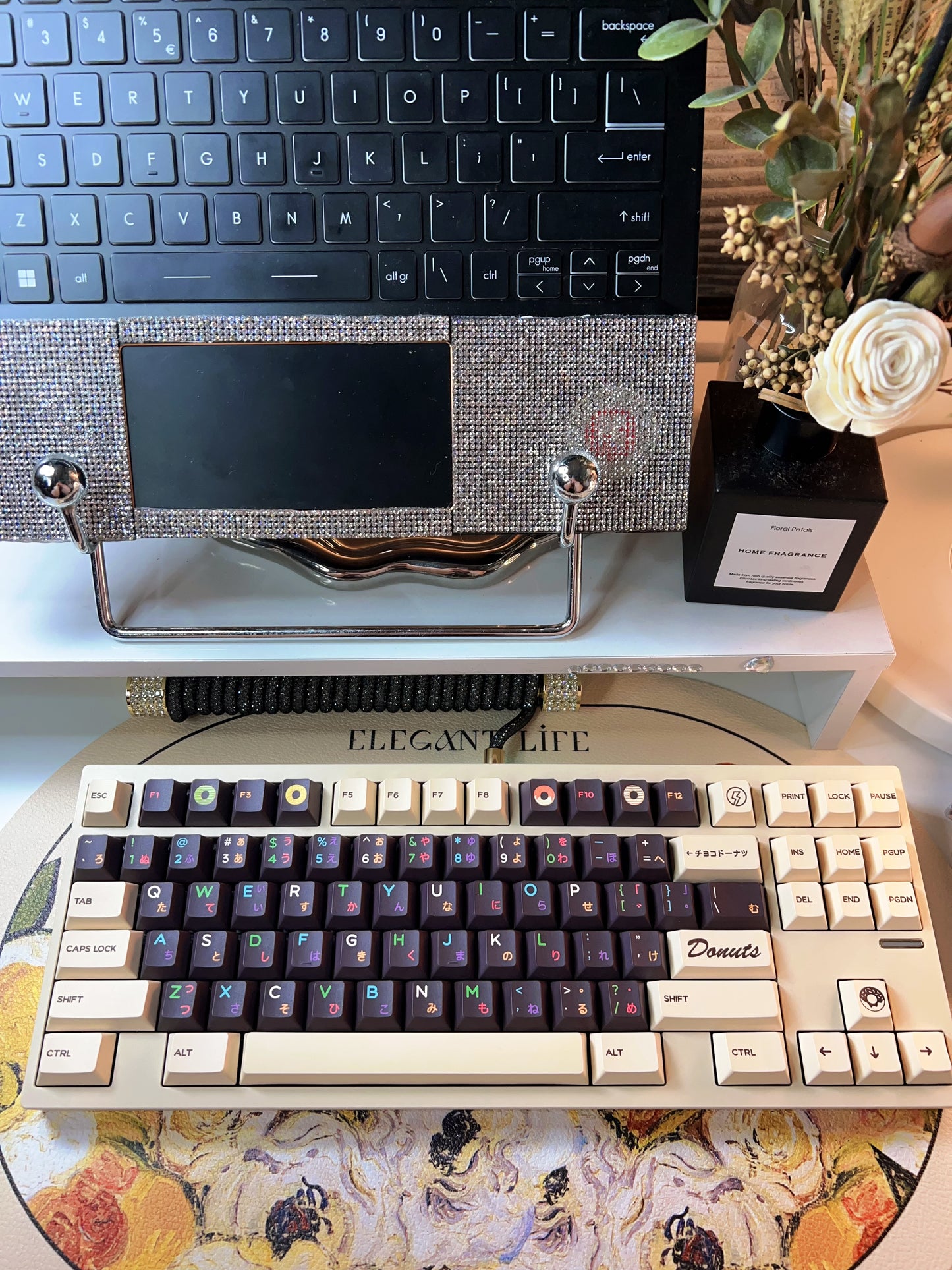 「Fully Assembled」QK80 Milky Beige Customized Keyboard