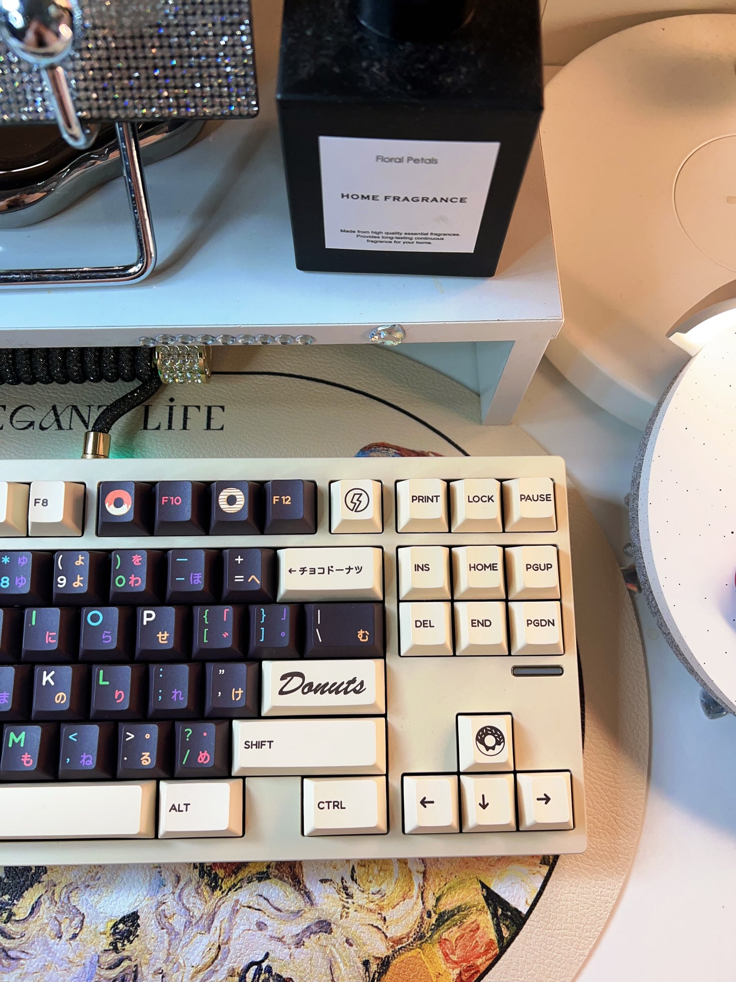 strawberryjam1986 chocolate donuts keycap