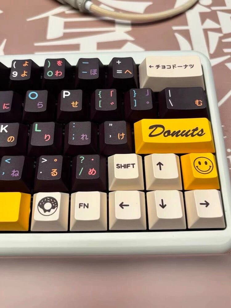 strawberryjam1986 chocolate donuts keycap