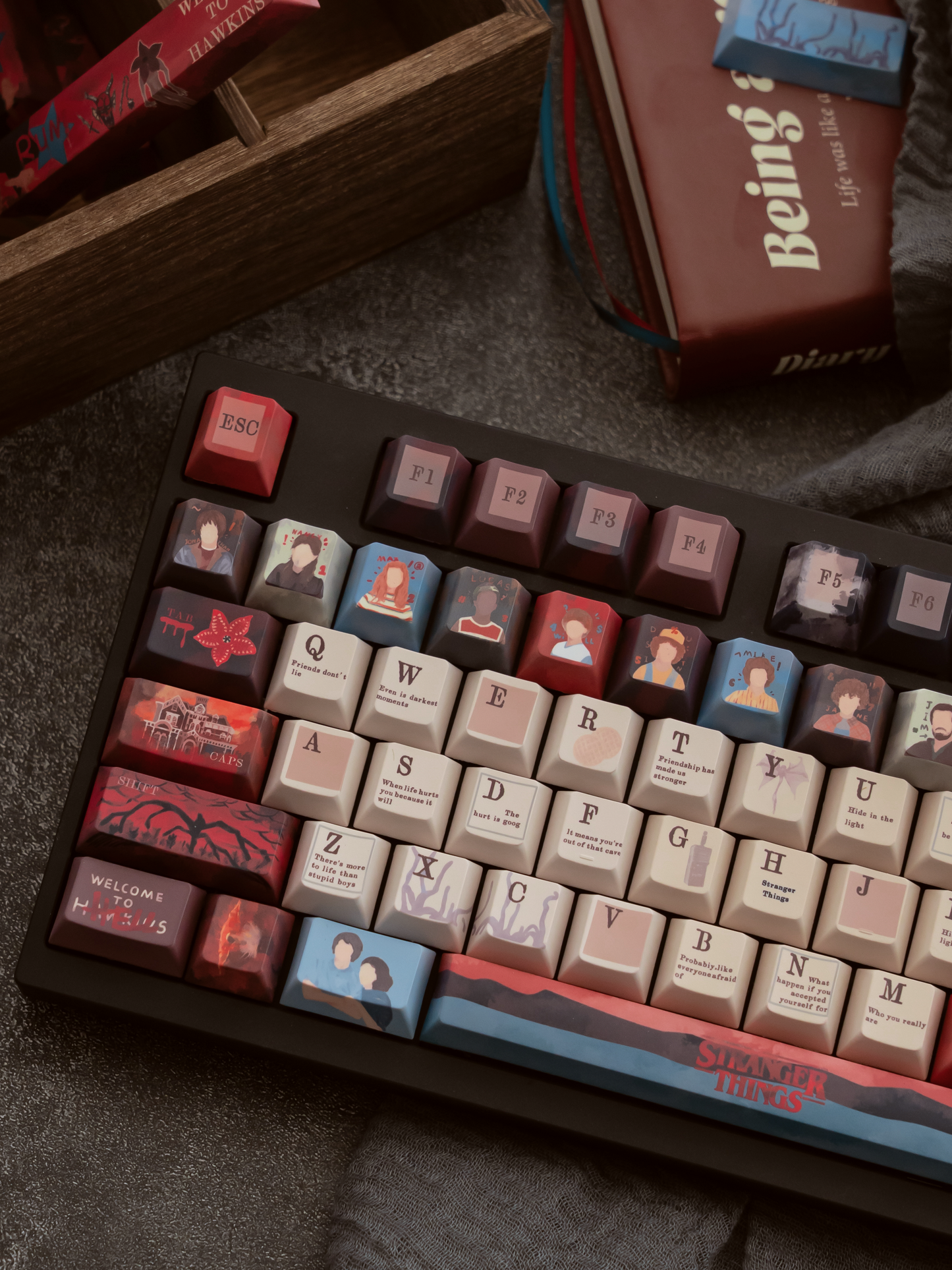 #0267 Stranger Things Keycap Cherry/MOA Profile (not Including Keyboard)
