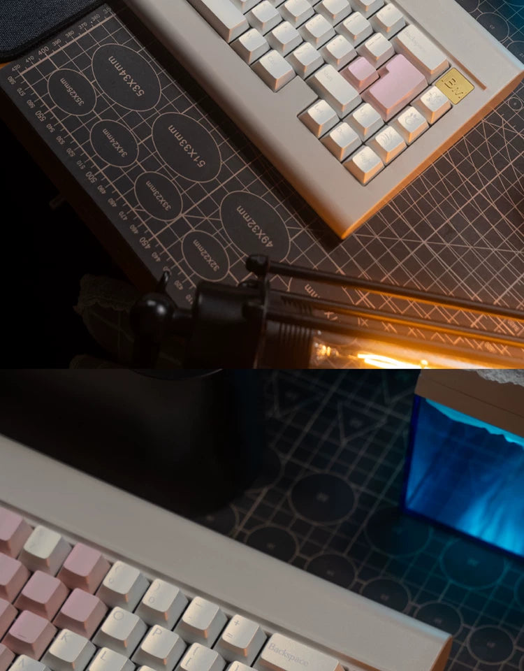 #0253 Symphony Pearl Shade Keycap Cherry Profile PBT1.7 Thickness Designed By FRONTIER