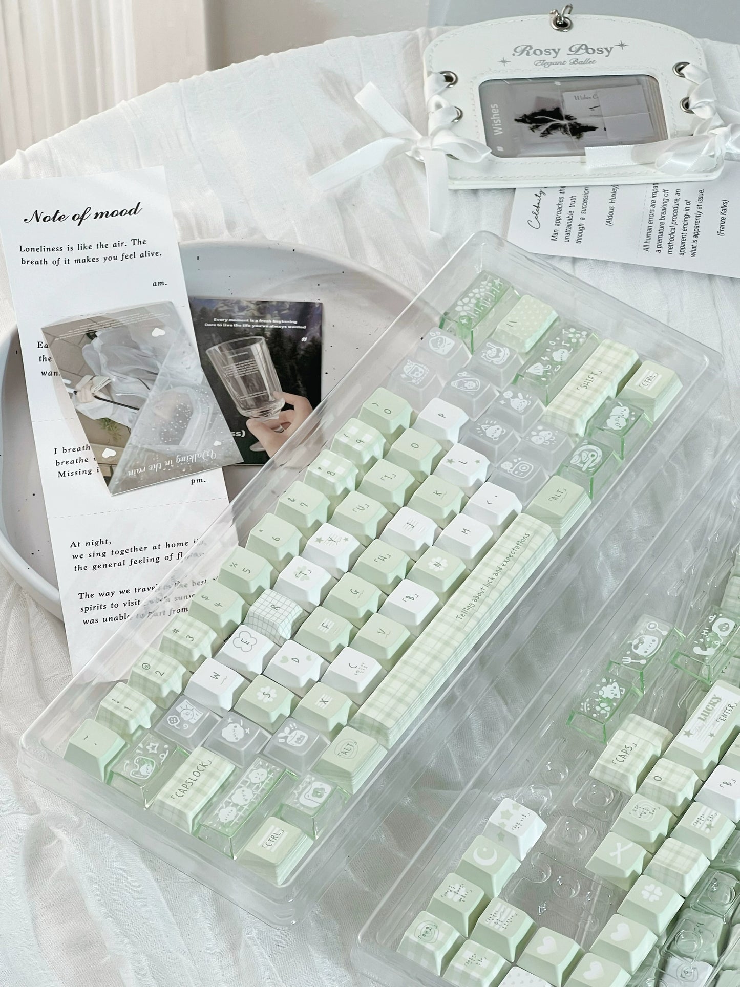 #0210 Forest Talk Fresh Pale Green Keycap (not including keyboard)